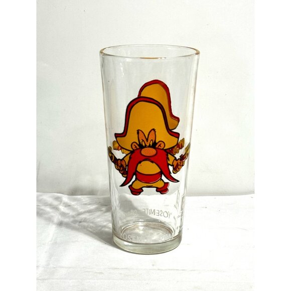 Vintage 1973 Pepsi Collectors Series Looney Tunes Yosemite Sam Glass Tumbler - Picture 3 of 7